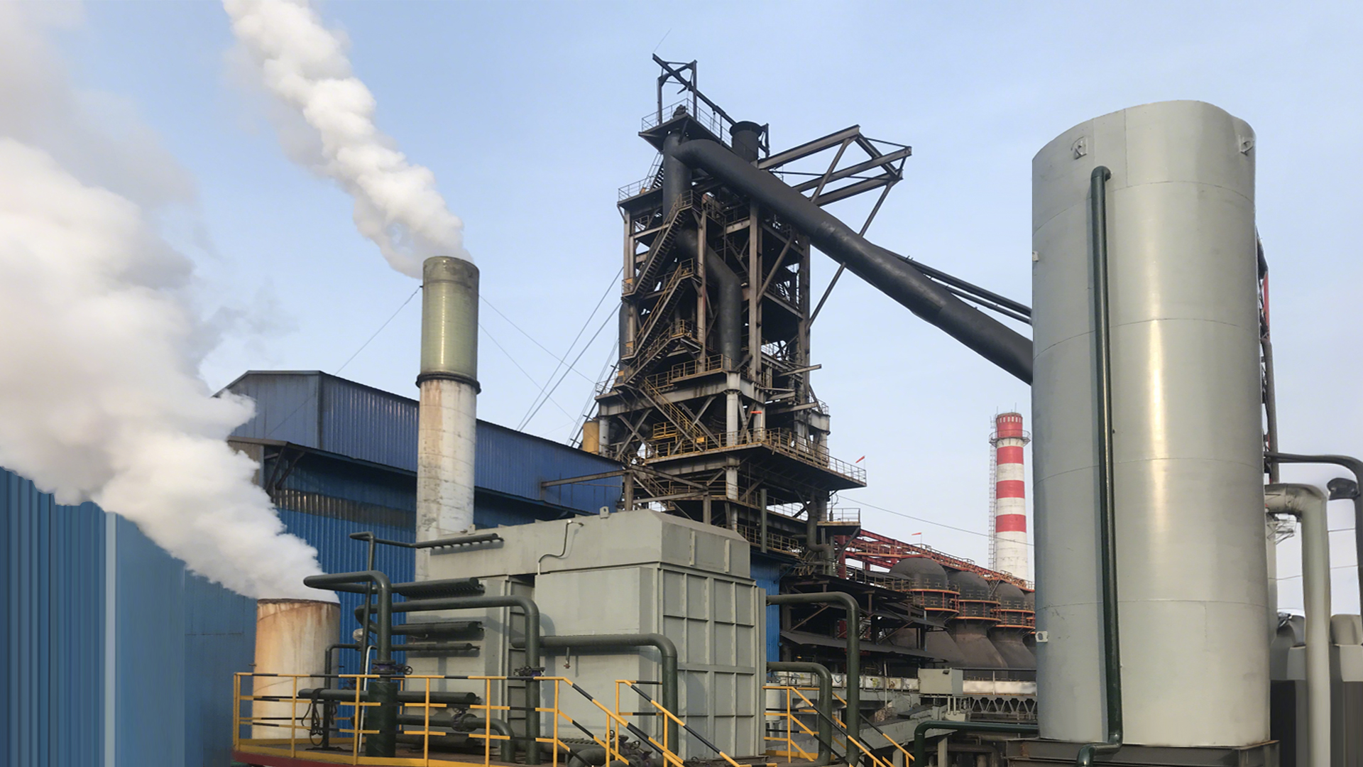 德龍鋼鐵高爐沖渣乏氣“消白”項(xiàng)目